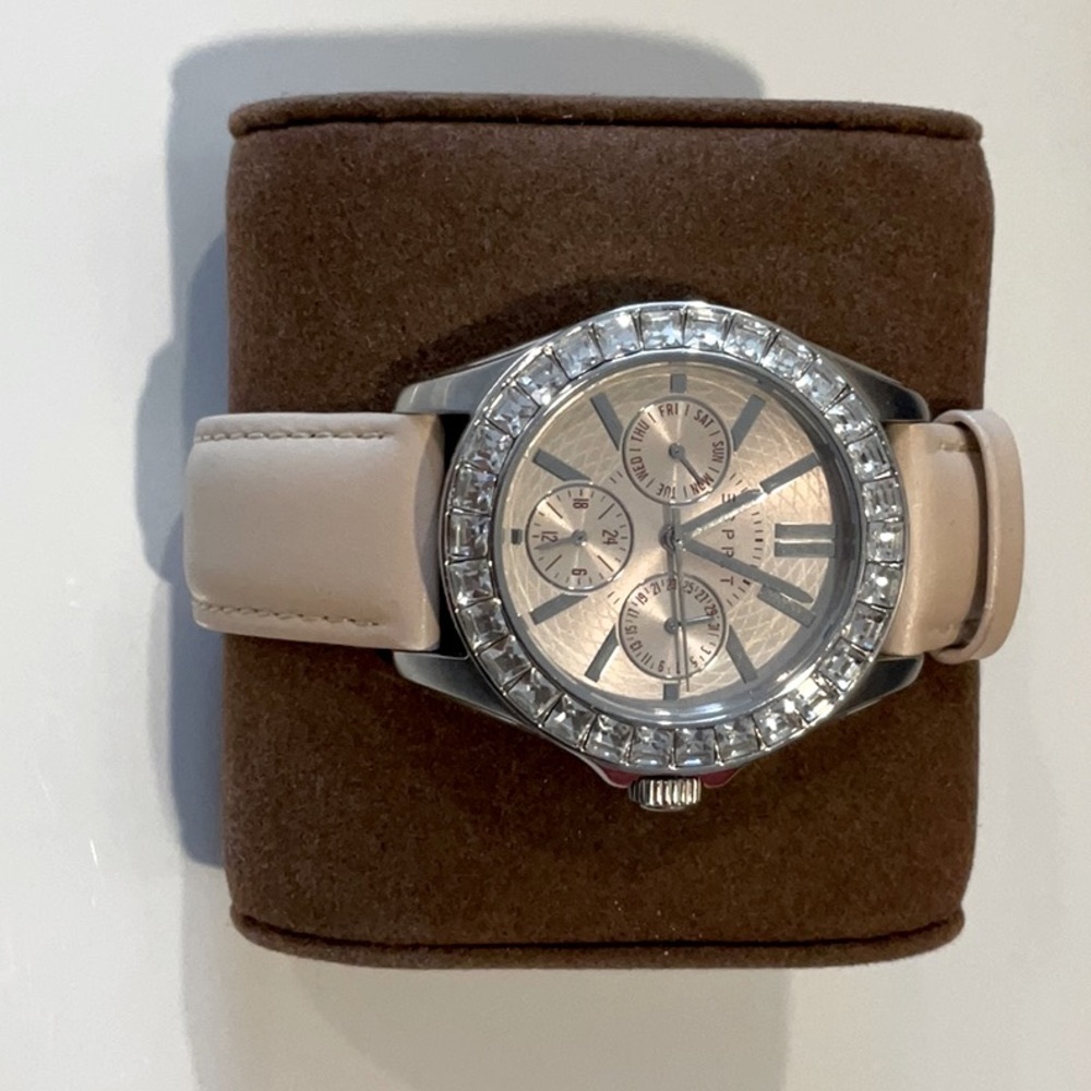 Espririt Watch with Leather Band
